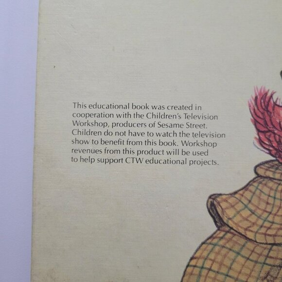 Sesame Street Pet Show Book Vintage‎ 1980s Muppets Jim Henson Big Bird Ernie - Picture 3 of 8